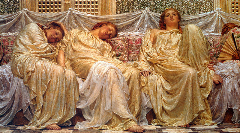 'Soñadoras', de Albert Joseph Moore (1882)