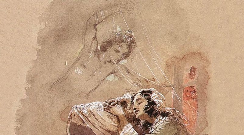 'Sueño', de Mihály Zichy (1875)